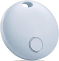 Air Tracker 4 Pack, Smart Bluetooth Tracker Works with Apple Find My (iOS Only), Item Finder Trakcer Tag Locator for Keys, Luggage, Backpack, IP67 Waterproof, Blue