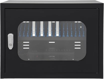 20-Device Charging Station, 200W USB Cell Phone Charge Stations, Tabletop Wall-Mount Charging Cabinet for for ＜8'' Size Cellphones & Tablet Computers