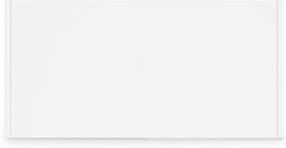 Signature Design by Ashley Onita Contemporary 4 Cube Organizer for Storage, Fits 10.5" by 10.5" by 11" H Storage Bins, Wood, 23.82" Tall, White Finish