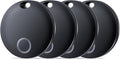 Air Tracker Tag, Bluetooth Tracker-4 Pack Works with Apple Find My (iOS Only), Smart Tags for Luggage, Keys, Backpack, IP67 Waterproof