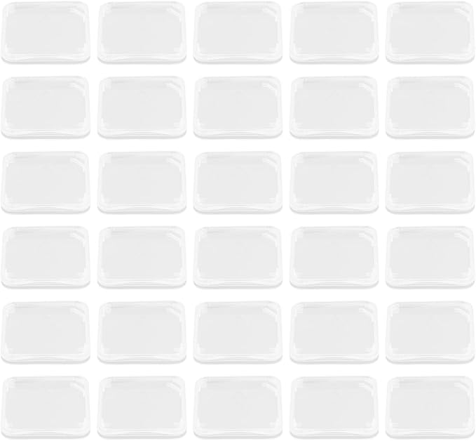 100 pcs Memory Card case: Transparent Case Water-Resistant, for Micro Cards Compatible with SDHC SDXC