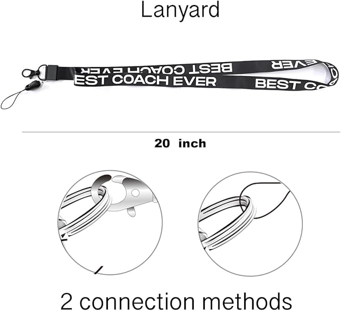 Letters Coach Gifts, Whistle for Coaches, Whistle Emergency, Thank You Coach Gifts, Coaches Whistle with Lanyard Cheer Coach Gift for Men Women Teachers Referees School Sports Coach Outdoor, Letter A