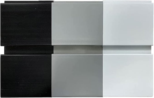 DLDIRECT 3 Colors - Slatwall Panel Garage Organizer: Heavy Duty Wall Mounted PVC Rack, Interlocking Slat Paneling for Garage Storage, Slotwall Board, Shelves System