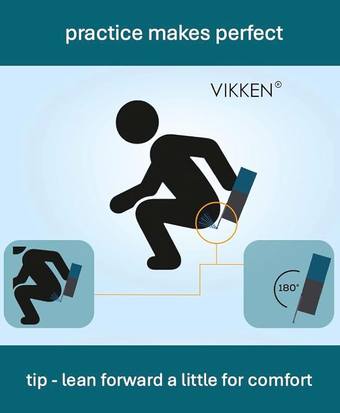 VIKKEN® 300ml Go+ max Portable Travel Bidet USB-Type C Electric Recgargeable Mobile Handheld Ultra Strong Water Spray Personal Hygiene Self Care for Women & Men