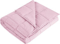 L'AGRATY Weighted Blanket - 40"x60" 10lbs Cooling Breathable Microfiber Material with Glass Beads Small Blanket All-Season Summer Fall Winter Soft Thick Comfort