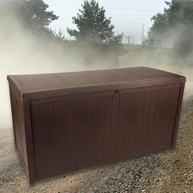 Large Outdoor Storage Box - Outside Storage Box Container Waterproof for Furniture Outdoor Cushions Garden Tools