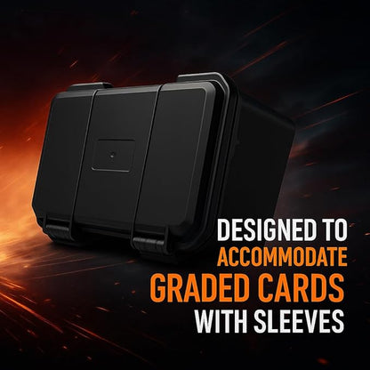 Graded Card Storage Box, Top Loaders Storage Case, Sports Trading Card Box, Cards Slab Case PSA MTG CSG SGC One Touch Magnetic Card Holder, Waterproof Carrying Collector Boxes