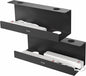 VIVO Under Desk 17 inch Extra Deep Cable Management Trays, Power Strip Holders, Cord Organizers, Wire Tamers for Office and Home, Black, 2 Pack, DESK-AC16-2C