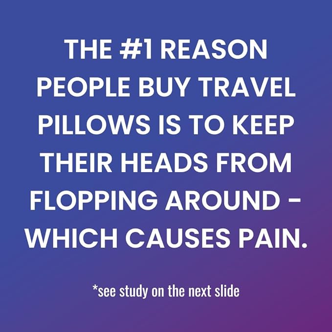 Cabeau Travel Pillow for Long Flights – Evolution X - Memory Foam Neck Support - Comfort On-The-Go for Airplane, Train, and Car (Diamond)