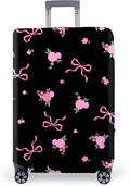 Pink Dino Suitcase Luggage Cover, Thick Suitcase Cover for Carry on Luggage Protector Fits 18-30 Inch Case