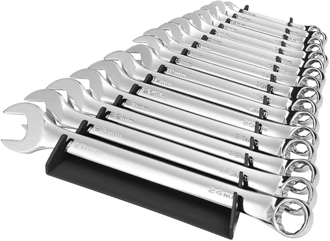 ERNST 5152 Reverse Wrench Organizer Tray, 16 Tool, Orange