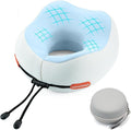 Thickened Travel Neck Pillow for Airplanes for Women, Adjustable Right Amount of Height 360° Support Memory Foam Neck Pillow, Portable Plane Pillow for Sleeping