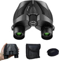 10x25 Binoculars for Adults & Kids, Compact HD Binoculars with Large View, Low Light Vision & Easy Focus for Bird Watching, Travel, Concert, Hunting