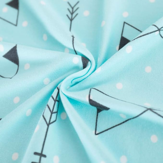 Stretchy Changing Pad Covers BROLEX Changing Table Cover for Baby Boys Girls,2 Pack Jersey Knit,Arrow & Owl