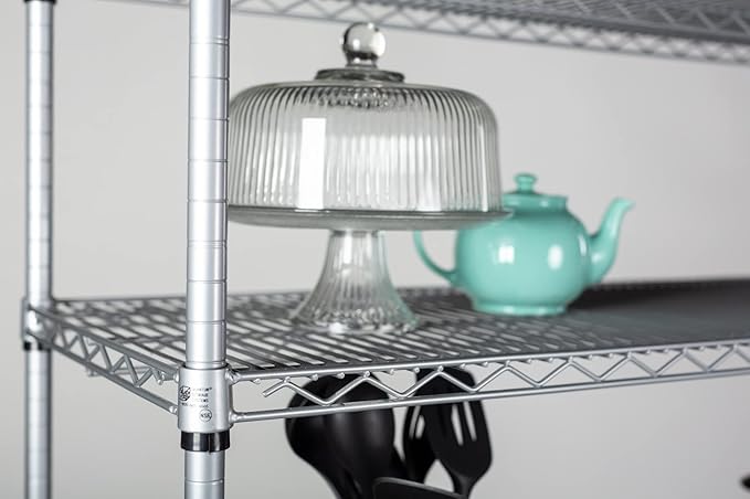 Omega 30" Deep x 72" Wide x 36" High 3 Tier Gray Starter Shelving Unit