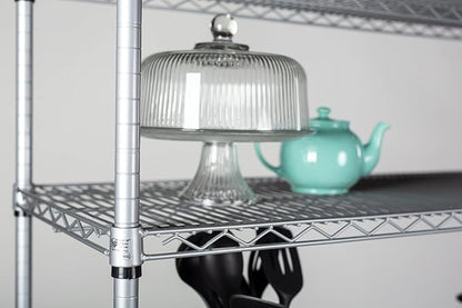 Omega 30" Deep x 72" Wide x 36" High 3 Tier Gray Starter Shelving Unit