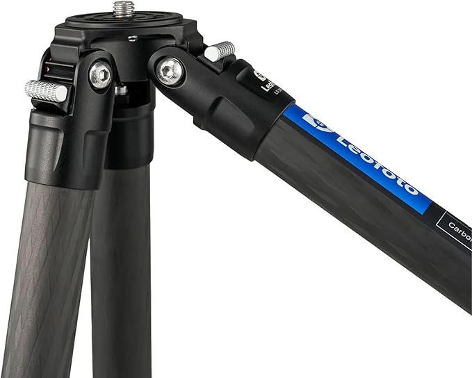Leofoto Professional Camera Tripod, 63.9" Compact Carbon Fiber Tripod for DSLR Video Camcorder, 5 Leg Sections, 360° Ball Head, Max Load 20KG/44Lb (LS-365CX+LH-47)