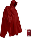 longsinger Hooded Rain Poncho for Adult with Pocket Waterproof Lightweight Unisex Raincoat for Hiking Camping Emergency