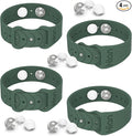 Hion Motion Sickness Bracelets Sea Sickness Wristbands for Motion Sickness/Morning Sickness/Pregnancy Nausea Anti Nausea Wristband Acupressure Nausea Bands Motion Sickness Bands（2Pairs Pine Green）
