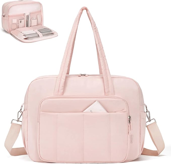 CLUCI Gym Bag for Women, Travel Duffle Bag Carry on Weekender Bags Puffer Tote Bag