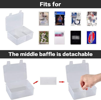 ALCYON 1600+ Baseball Card Storage Box, Sports Cards Holder Organizer Hard Plastic Display Case Compatible with Baseball/Football/for MTG/for PM for Collector (Bag Only)