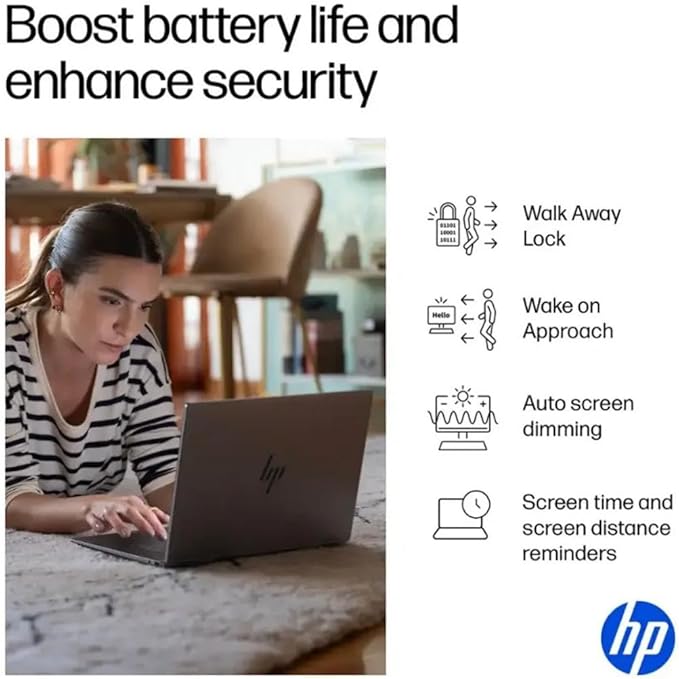 HP OmniBook X Flip 16 2-in-1 Laptop: 16" FHD+ Touchscreen, Intel Core Ultra 7 (NPU 47 Tops), 16GB RAM, 1TB SSD, Intel Arc 140V GPU, Copilot+ PC, Eclipse Gray, W/Pen Accessories, Windows 11