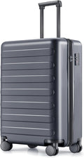 Carry on Luggage 22 X 14 X 9 Airline Approved, 20 Inch Luggage for 3-5 Days Travel, Double Spinner Wheels, 100% Hardshell PC, TSA Lock (02-Grey (Basic), Carry-On 20-Inch)