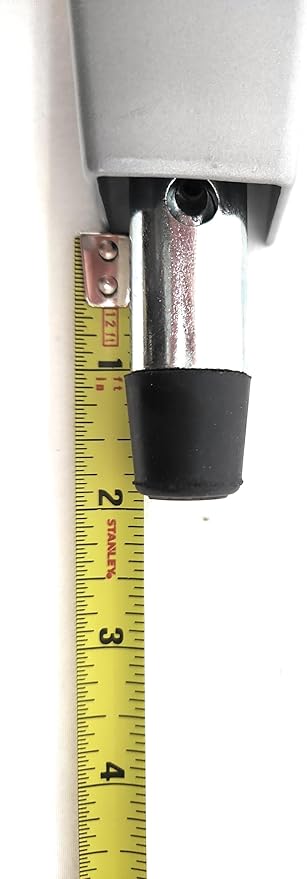 Pacific Doorware Heavy Duty Spring Loaded Step Down Push On Door Holder/Stopper (2, Aluminum)