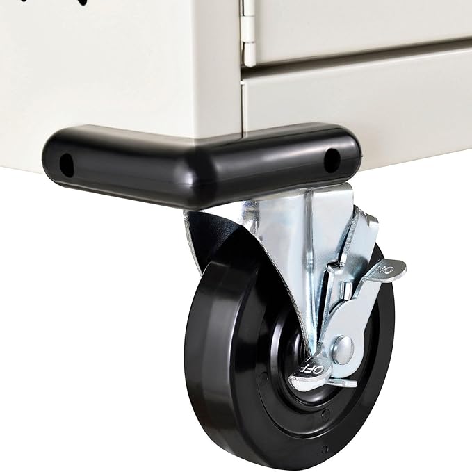Global Industrial Mobile Storage & Charging Cart, 24 Laptop & Chromebook Device Capacity, Putty, Unassembled, Laptop and Tablet Storage & Charging Cart