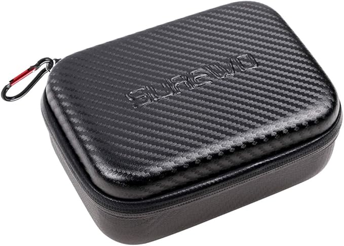 SUREWO Surface-Waterproof Carrying Case Compatible with GoPro Hero 13/12/11/10/9/8/7/(2018)/6/5 Black,DJI osmo action,AKASO/Campark/YI Action Camera and More