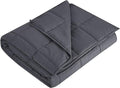 L'AGRATY Weighted Blanket - 40"x60" 7lbs Cooling Breathable Weighted Microfiber Material with Glass Beads Small Blanket for All-Season Summer Fall Winter Soft Thick