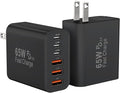USB C Fast Charger Block, iPhone Charger Fast Charging Blocks 65W Multi Port Charger 6-Ports PD & QC Charging Cube Brick Power Adapter Type C Wall Chargers for iPhone 17/16/15/14/13/12 Pro Max, iPad