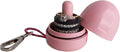 Ring Holder Keychain, Jewelry Organizer and Storage, Portable Waterproof Ring Holder, Pill Box Keychain Container, Gym Accessory, and Travel Ring Case (Desert Pink)