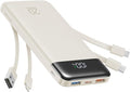 charmast 20000mAh Portable Charger with Built in Cables, 22.5W Travel Power Bank Fast Charging, USB C Cell Phone Battery Pack for iPhone 16/15/14/13/12/11 Series, iPad, Samsung, Android, Tablet