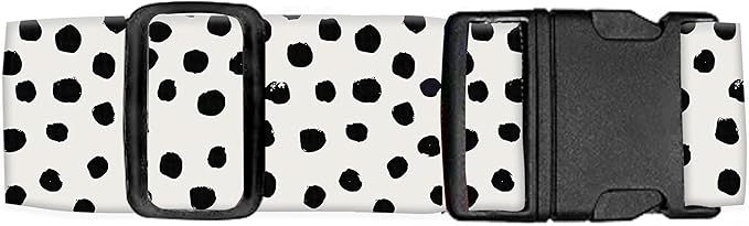 Luggage Straps for Suitcases Travel Belt Accessories, Cute Suitcase Strap, Adjustable Luggage Belt Strap, Heavy Duty with Quick-Release Buckle Luggage Strap Cute Polka Dots