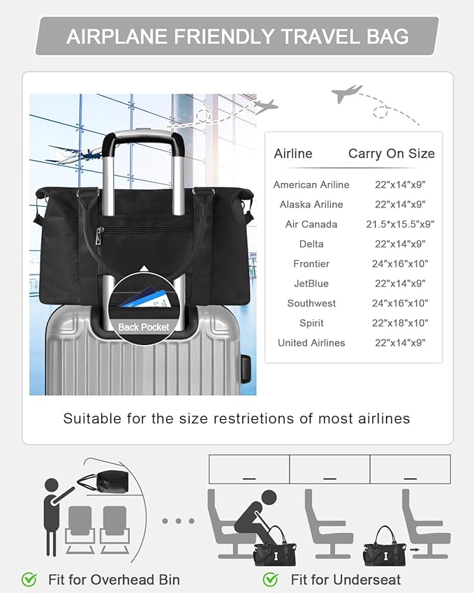 Initial Travel Duffel Bag Sports Gym Bag for Boys Teen Birthday Gifts,Black Personalized Weekender Bag Carry On Tote Bags for Men,Waterproof Overnight Luggage Bag Airplane Travel Essentials(Letter I)