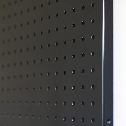 Metal Pegboard 16-Inch Tall x 20-Inch Wide Heavy Duty Wall Organizer for Home Garage Tool Storage 4pcs Black
