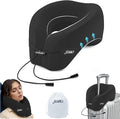Travel Pillow, Neck Pillow Airplane, Plane Pillow Memory Foam Travel Neck Pillow with 360° Head and Neck Support, Portable Travel Essential Suitable for Airplane, Car, Train, or Bus Trip