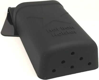Hot Iron Holster | Adhesive-Free Silicone Storage Pocket for Organization and Travel | Heat Resistant to 500°F | Ideal for Curling Irons, Hair Straighteners, and other Hot Tools