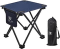 Opliy Camping Stool, Folding Small Chair Portable Camp Stool for Camping Fishing Hiking Gardening and Beach, Camping Seat with Carry Bag (Blue)