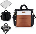 Itzy Ritzy Dream Convertible Diaper Bag Tote Backpack - Baby Diaper Bag with 14 Pockets, Changing Pad & More (Coffee & Cream)