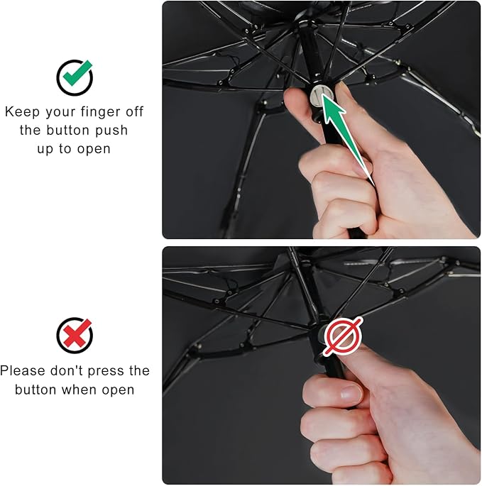 Mini Travel Umbrella - UPF 50+ Sun Protection Compact Manual Open Small Sun Umbrella