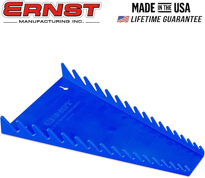 ERNST 5050 Standard Wrench Organizer Tray, 16 Tool, Blue