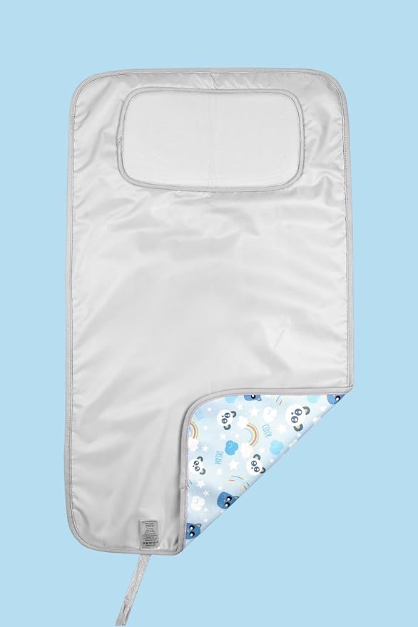HAMUR HOME Portable Baby Changing Pad – Waterproof, Foldable & Lightweight Travel Mat – Soft & Machine Washable Diaper Changer – Compact & Durable (Dream)