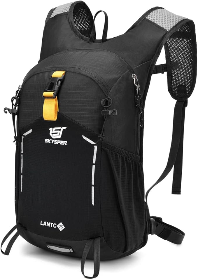 SKYSPER Small Hiking Backpack - 25L Travel Daypack Lightweight Bag Water Resistant Hiking Backpacks for Women Men
