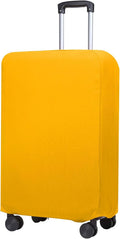 PATIKIL Luggage Cover, Suitcases Covers Elastic Carry on Cover Protector Washable Scratch-Resistant Fits 26-27 Inch Luggage for Travel Business Trips, Yellow