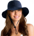 Water-Resistant Sun UPF 50+ Bucket Hat Protection Packable Brimmed Boonie for Women Men Summer Lightweight Hiking Outdoor Cap