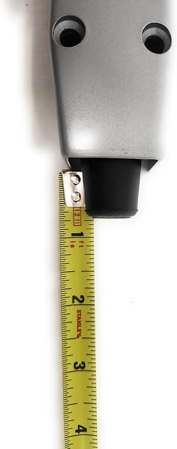 Pacific Doorware Heavy Duty Spring Loaded Step Down Push On Door Holder/Stopper (3, Aluminum)