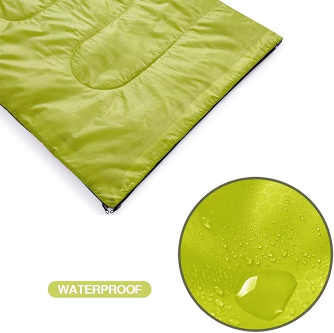 oaskys Camping Sleeping Bag - 3 Season Warm & Cool Weather - Summer Spring Fall Lightweight Waterproof for Adults Kids - Camping Gear Equipment, Traveling, and Outdoors