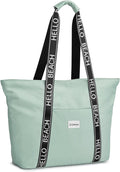 G4Free Beach Bag, Waterproof Beach Bags for Women, Personalized Strap Tote Bag for Women Birthday Gifts